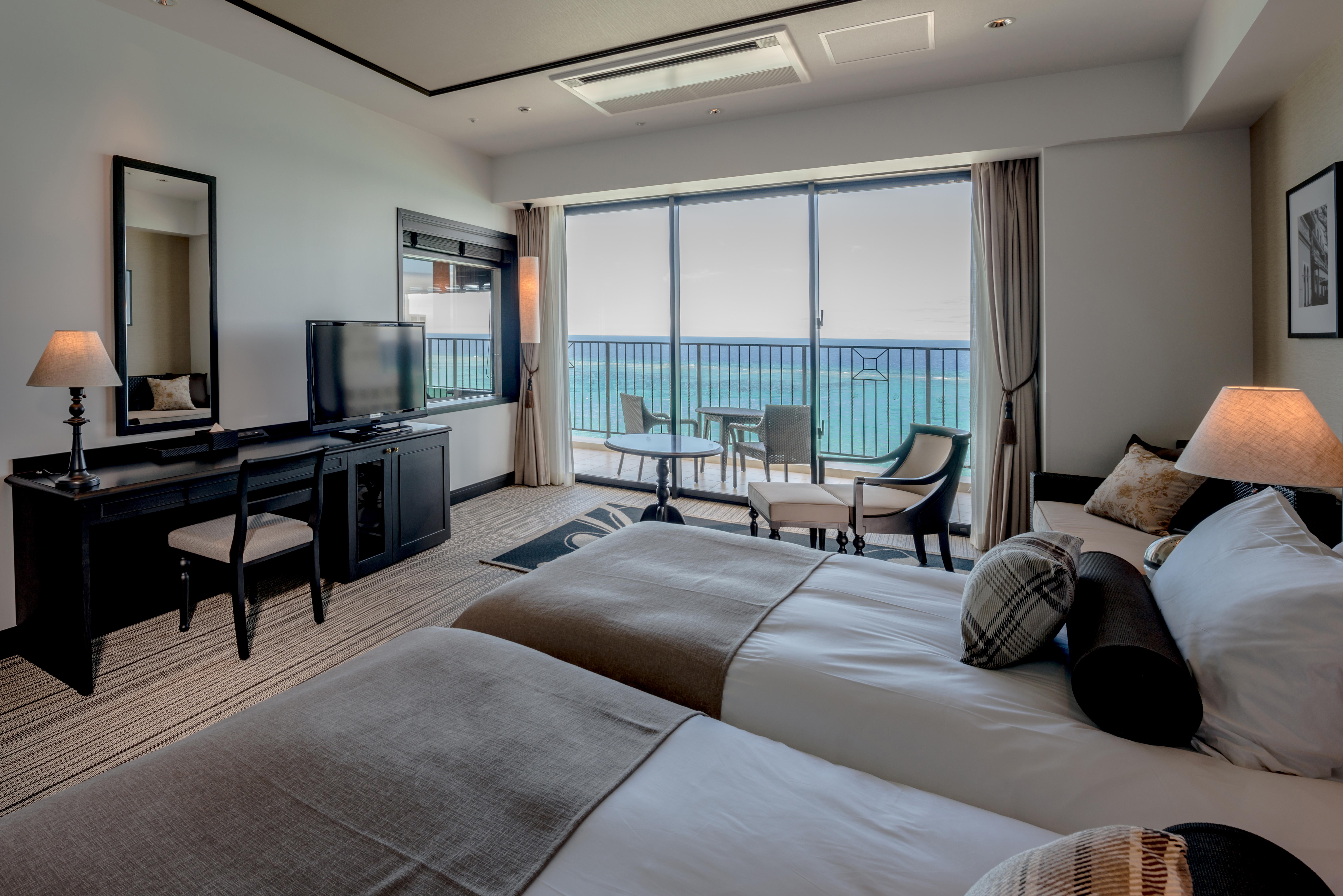 Hotel Monterey Okinawa Spa & Resort Onna Eksteriør bilde Deluxe Ocean View Room